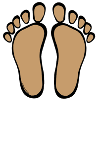 Foot feet clip art free clipart