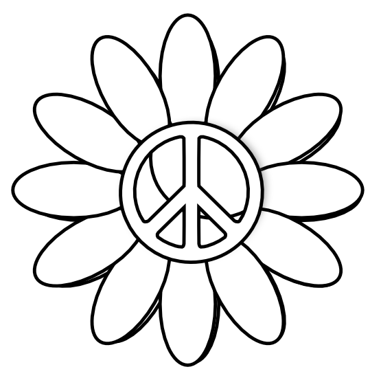 Free clip art peace sign clipart