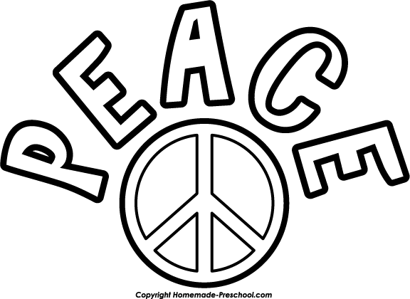 Free peace sign clipart 3