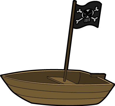 Free pirate ship clipart