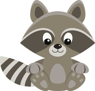 Freebie raccoon clip art barbara leyne