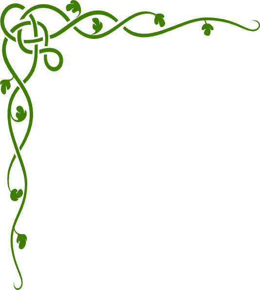Green celtic vine clip art at clkercom vector clip art