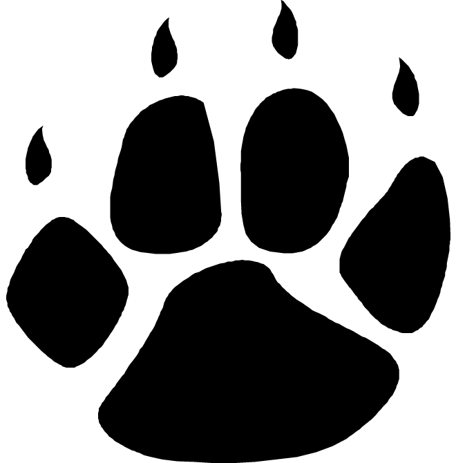 Grizzly bear paw print clipart free images 6