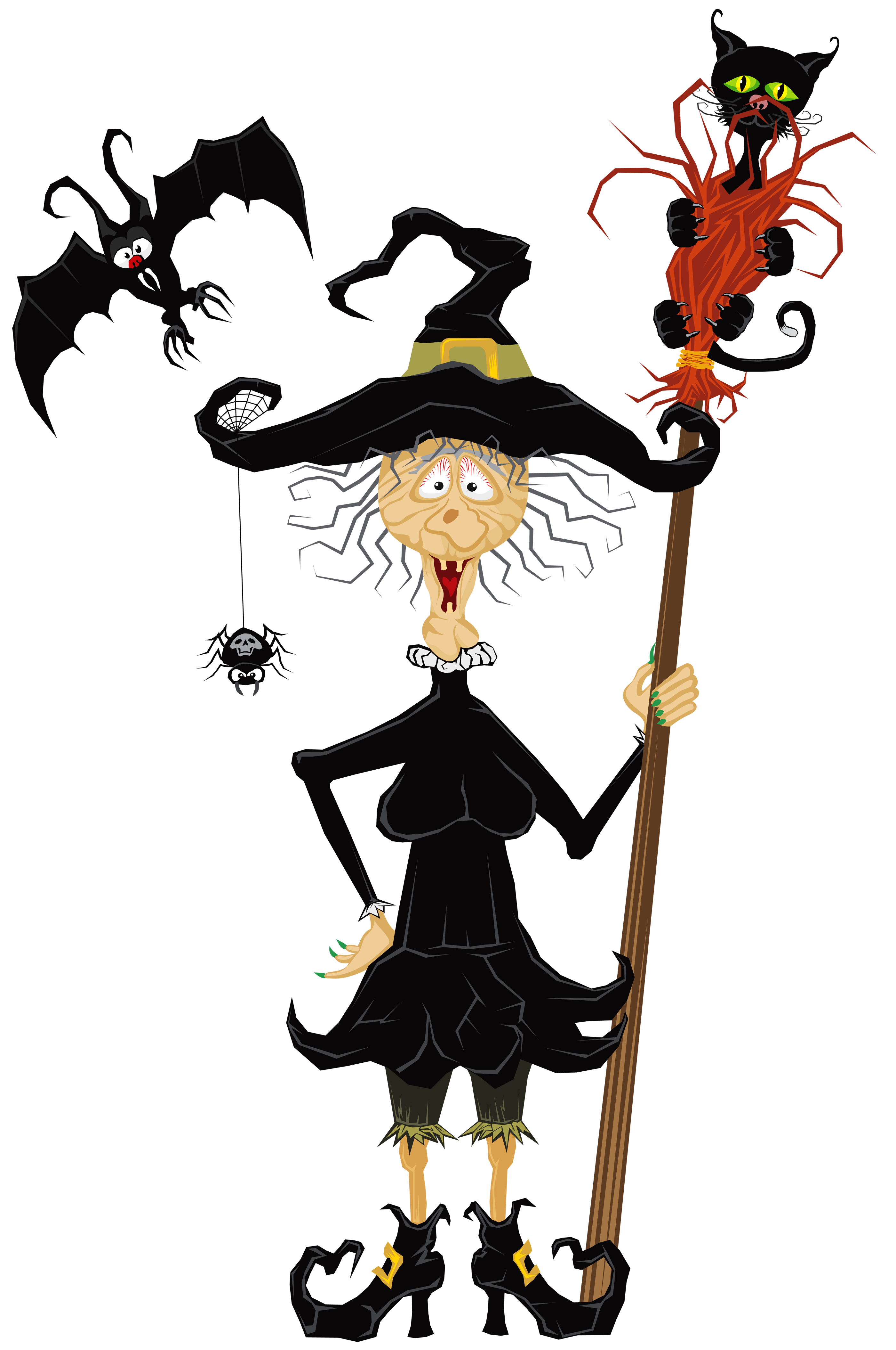 Halloween Creepy Witch Clipart Clipartix 3578