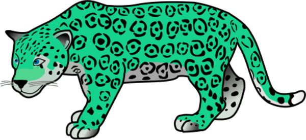 Jaguar vector clip art 2
