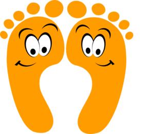 Kicking foot clipart free images 2 image