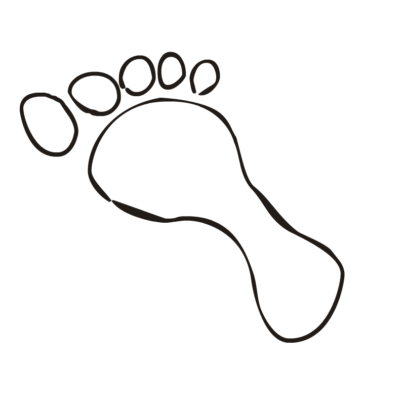 Kicking foot clipart free images