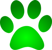 Paw print wildcats on dog paws paw tattoos and clip art image 4 – Clipartix