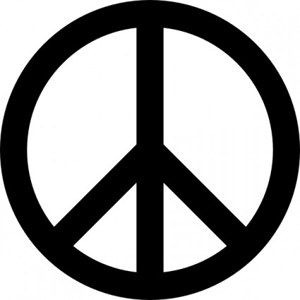 Peace sign clip art free vector in open office drawing svg