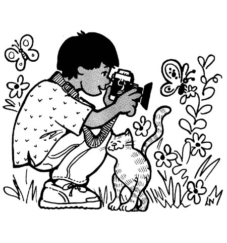 Photography clipart kid 2