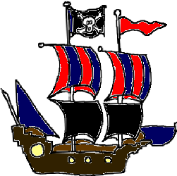 Pictures of pirate ships ship clip art graphics 3