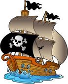 Pirate ship baby shower pirates and album clip art – Clipartix