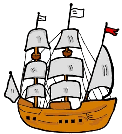 Pirate ship clipart black and white free 3 image