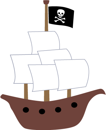 Pirate ship clipart kid 3
