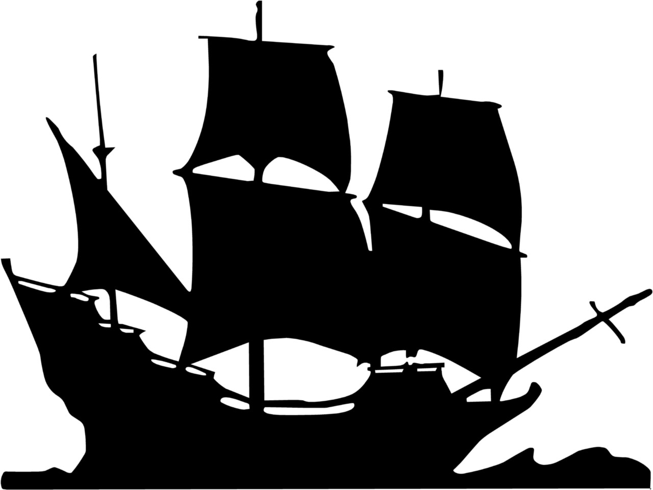 Pirate ship clipart kid