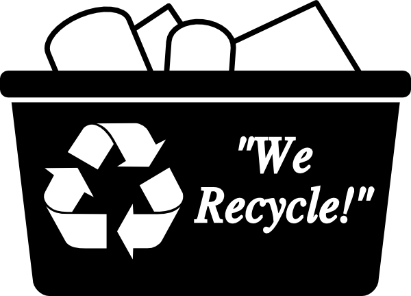 Recycle free recycling and trash clipart graphics 4