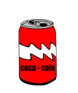 Soda can drawing clipart