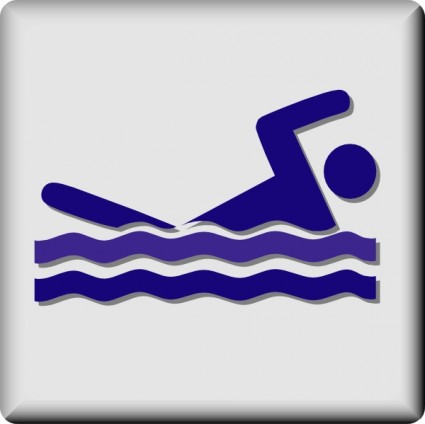 Swimmer swimming pool clip art clipart image 5