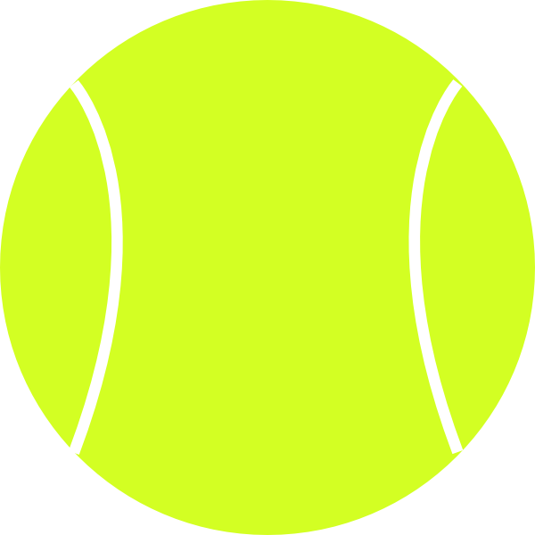 Tennis ball clipart black and white free 3