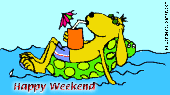 Tgif getaway t holiday weekend the report clipart