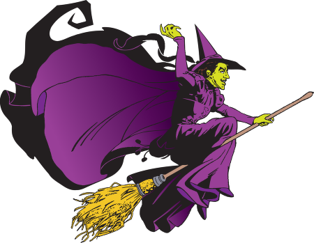 Wicked witch clipart kid 2