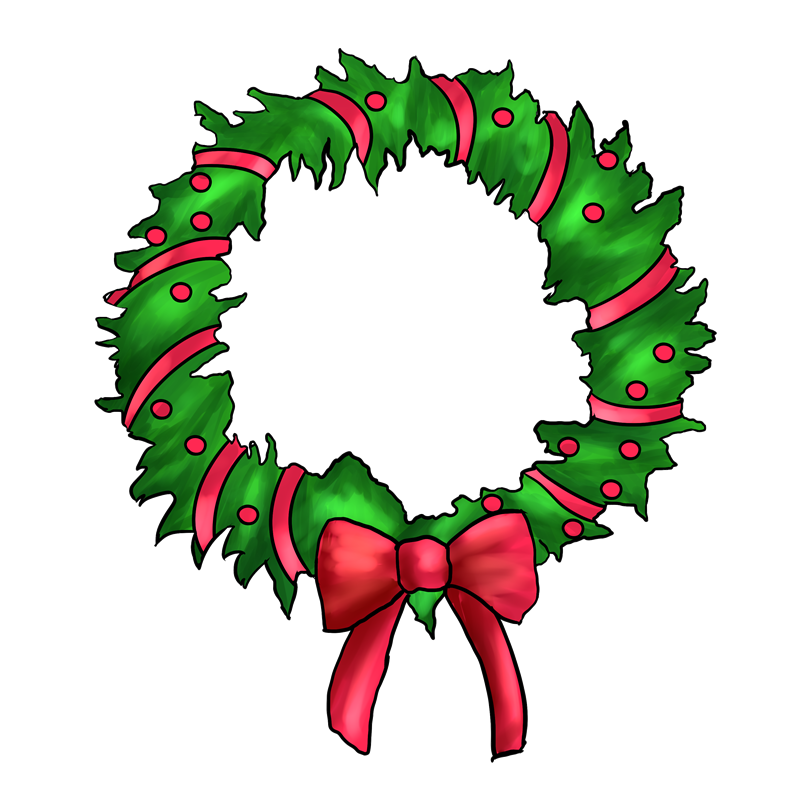 Wreath clipart kid