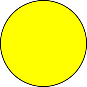 Yellow circle clip art at vector clip art