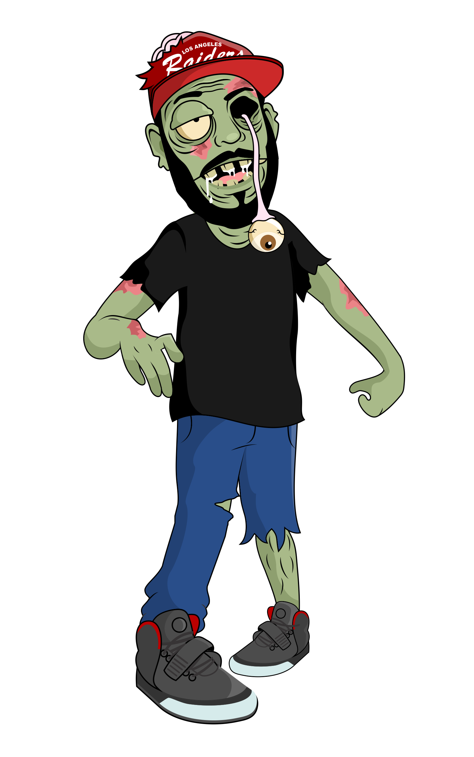 Zombie clipart free 4