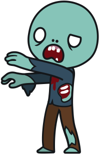 Zombie free to use clipart 2