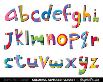 Alphabet art clipart