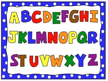 Alphabet clipart for teachers image