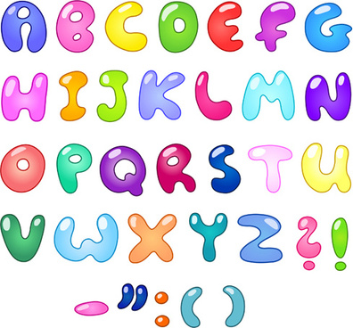 Alphabet letters clipart free vector download 5 files for