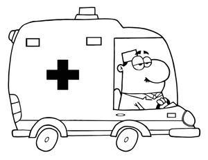 Ambulance clip art 2 image