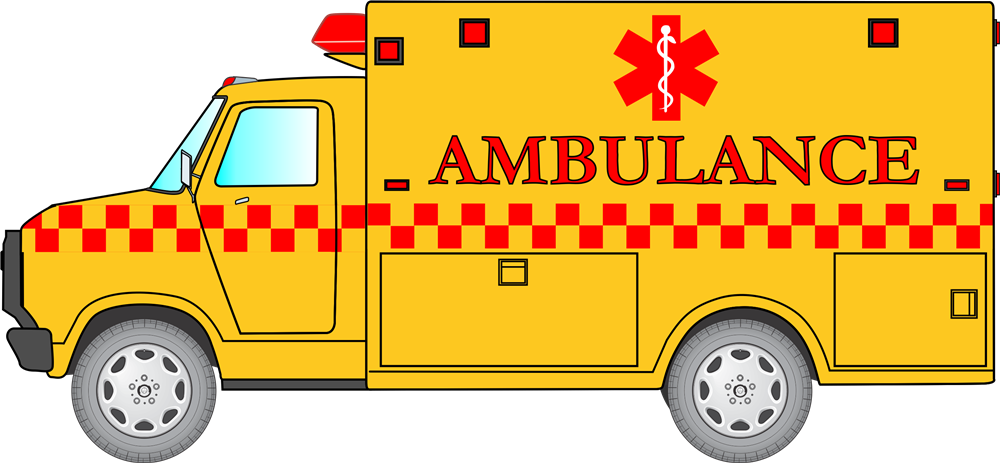 Ambulance clip art image