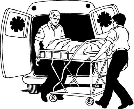 Ambulance clipart image clip art silhouette of an ambulance