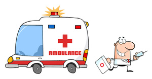 Ambulance graphics and animated ambulance clipart image