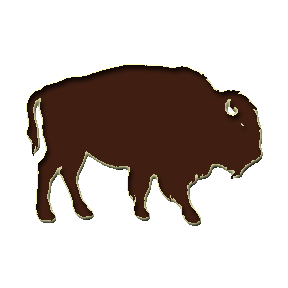 Buffalo silhouette clipart kid 2