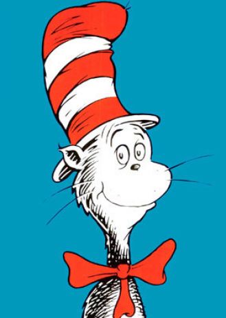 Cat in the hat clipart kid 3