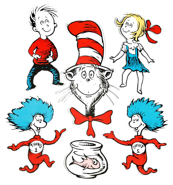 Cat in the hat clipart kid 5