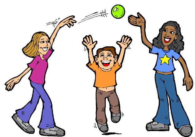 Children playing kids playing sports clipart free images