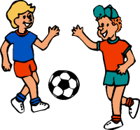 Children playing kids playing summer clipart free images