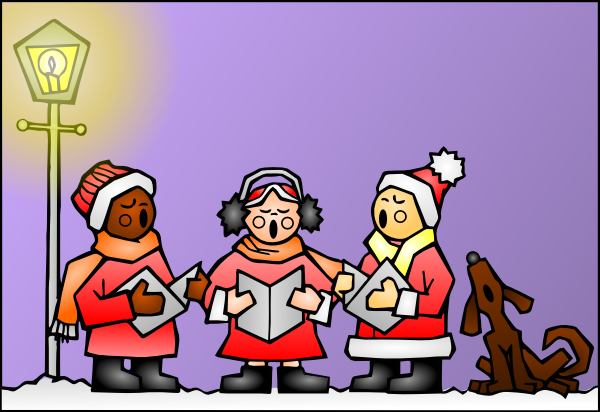 Christmas choir clipart 2