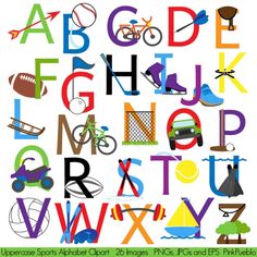 Clip art alphabet and student centered resources on