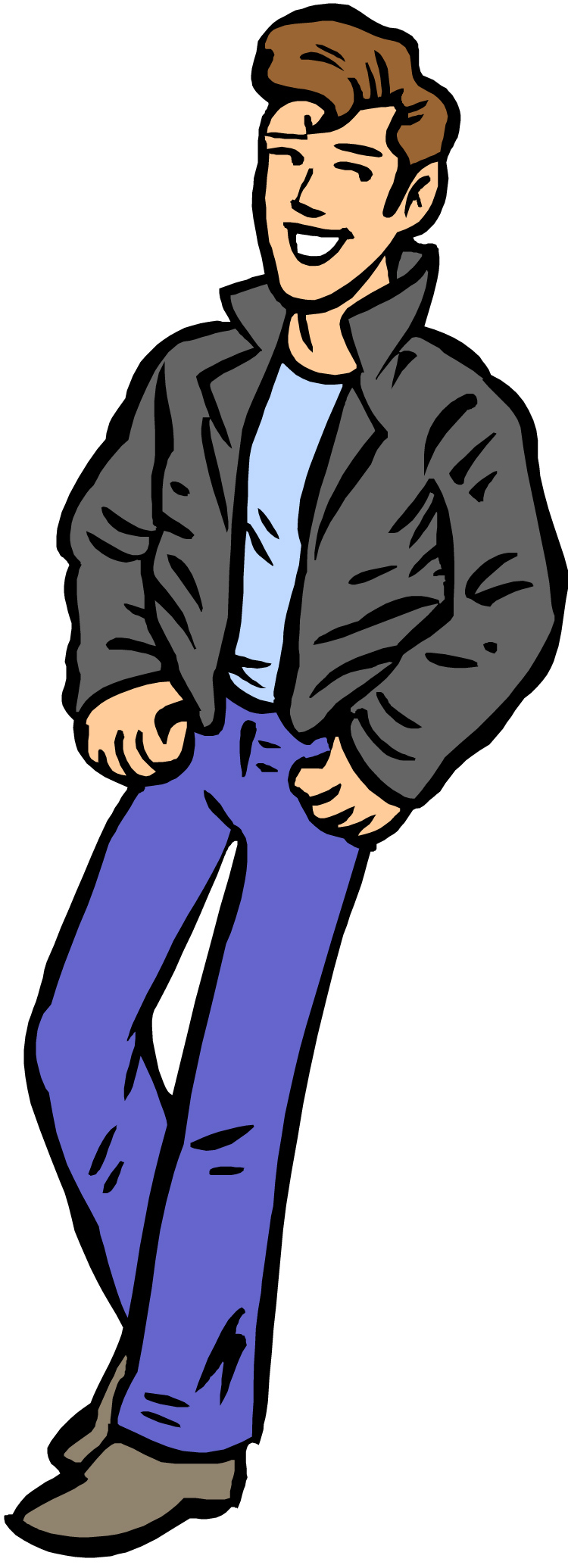 Cool guy clipart kid