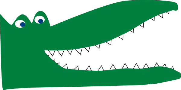 Crocodile clip art crocodile clipart for you image 3