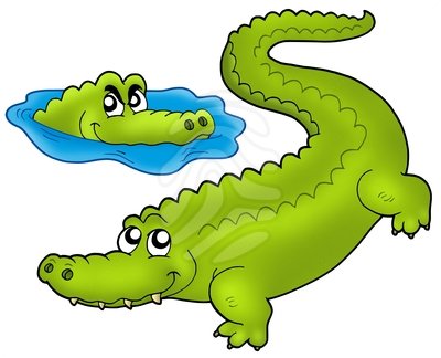 Crocodile clipart free images 2