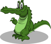 Scary crocodile clipart kid 2 - Clipartix