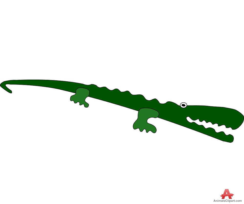 Crocodile long alligator clipart free design download