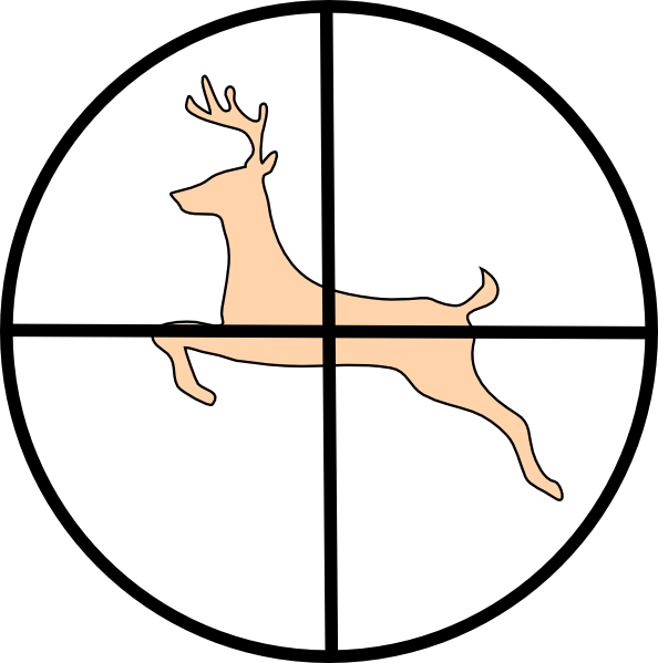 Deer hunting clipart free images 3