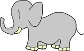 Baby elephant outline clipart kid – Clipartix